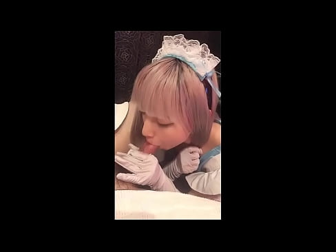 ❤️ יפני איידול [מאיוקה], תחפושת עוזרת צרפתית, חלק 1, מציצה וטלטלה עם קרם פורנו יפה אצלנו ❌